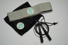 Cargar imagen en el visor de la galería, Bundle Banda de Resistencia + Cuerda de salto Black & Gray