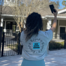 Cargar imagen en el visor de la galería, Crop Top Eilynfit LOGO gris
